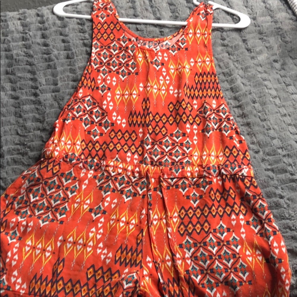 Orange Romper